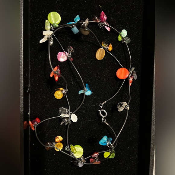 I1 Piece Colorful Beaded Necklace Set - Picture 4 of 7